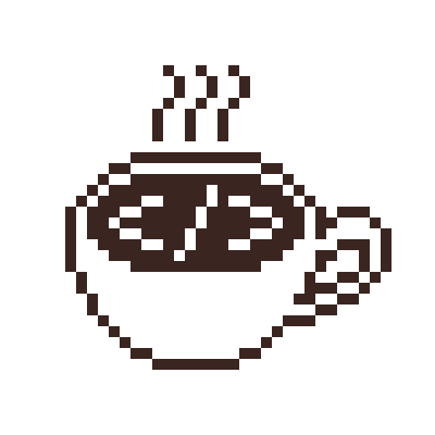 Coffee cup icon logo